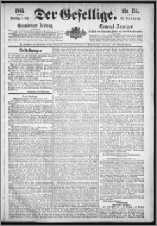Der Gesellige : Graudenzer Zeitung 1893.07.04, Jg. 67, No. 154