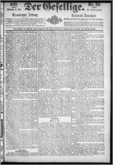Der Gesellige : Graudenzer Zeitung 1893.07.12, Jg. 68, No. 161