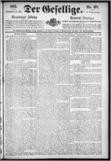 Der Gesellige : Graudenzer Zeitung 1893.07.20, Jg. 68, No. 168