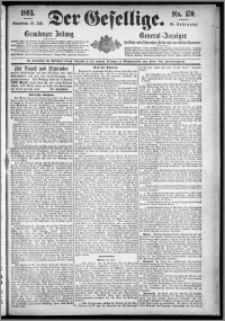 Der Gesellige : Graudenzer Zeitung 1893.07.22, Jg. 68, No. 170
