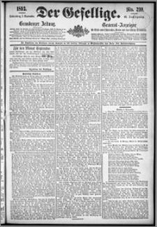 Der Gesellige : Graudenzer Zeitung 1893.09.07, Jg. 68, No. 210