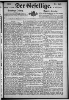 Der Gesellige : Graudenzer Zeitung 1893.12.09, Jg. 68, No. 289