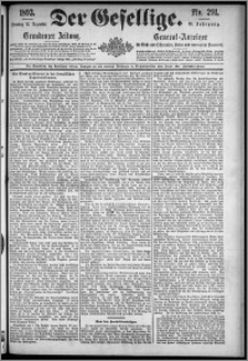 Der Gesellige : Graudenzer Zeitung 1893.12.12, Jg. 68, No. 291