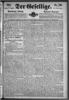 Der Gesellige : Graudenzer Zeitung 1893.12.17, Jg. 68, No. 296