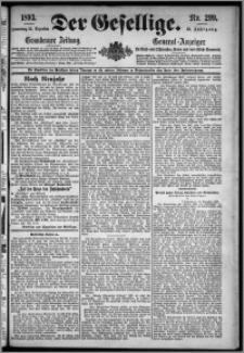 Der Gesellige : Graudenzer Zeitung 1893.12.21, Jg. 68, No. 299