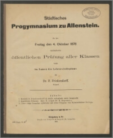 Rectoris F. Friedersdorff de studiis antiquitatis oratio inauguralis