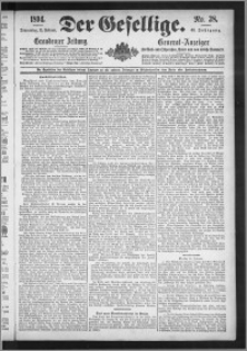 Der Gesellige : Graudenzer Zeitung 1894.02.15, Jg. 68, No. 38
