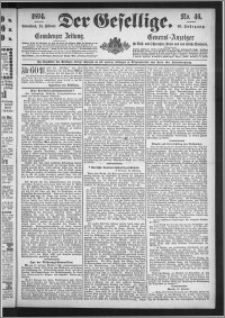 Der Gesellige : Graudenzer Zeitung 1894.02.24, Jg. 68, No. 46