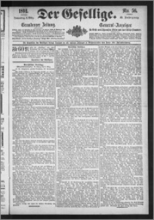 Der Gesellige : Graudenzer Zeitung 1894.03.08, Jg. 68, No. 56