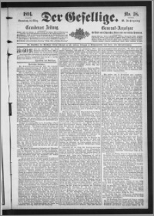 Der Gesellige : Graudenzer Zeitung 1894.03.10, Jg. 68, No. 58