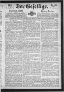 Der Gesellige : Graudenzer Zeitung 1894.03.13, Jg. 68, No. 60