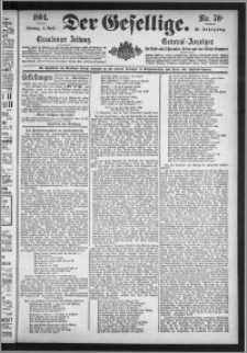 Der Gesellige : Graudenzer Zeitung 1894.04.03, Jg. 68, No. 76