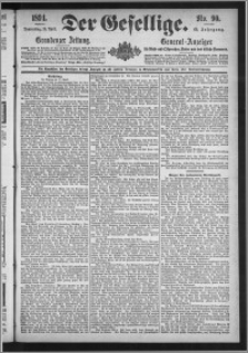 Der Gesellige : Graudenzer Zeitung 1894.04.19, Jg. 68, No. 90