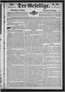 Der Gesellige : Graudenzer Zeitung 1894.05.03, Jg. 68, No. 102