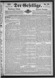 Der Gesellige : Graudenzer Zeitung 1894.05.23, Jg. 68, No. 117