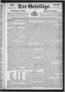 Der Gesellige : Graudenzer Zeitung 1894.06.05, Jg. 68, No. 128