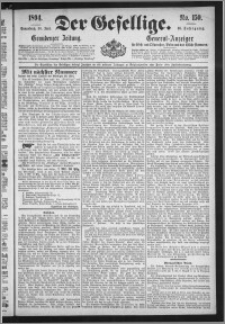Der Gesellige : Graudenzer Zeitung 1894.06.30, Jg. 68, No. 150