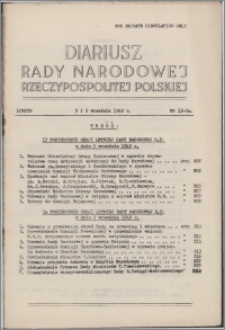 Diariusz Rady Narodowej Rzeczypospolitej Polskiej 1949 nr 13-14
