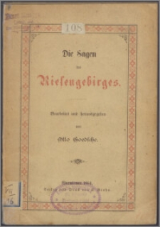 Sagen des Riesengebirges