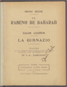 La Rabeno de Baharah