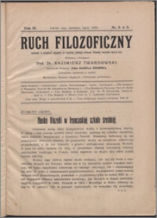 Ruch Filozoficzny 1925, T. 9 nr 3-5