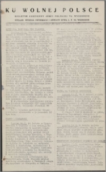 Ku Wolnej Polsce : biuletyn codzienny Armii Polskiej na Wschodzie 1943, nr 122