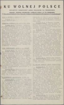 Ku Wolnej Polsce : biuletyn codzienny Armii Polskiej na Wschodzie 1943, nr 127