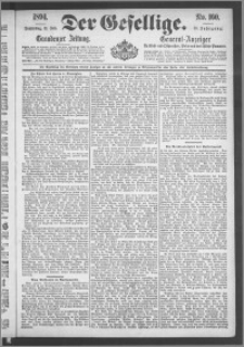 Der Gesellige : Graudenzer Zeitung 1894.07.12, Jg. 69, No. 160