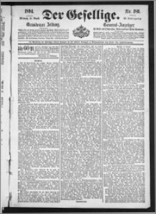 Der Gesellige : Graudenzer Zeitung 1894.08.15, Jg. 69, No. 189