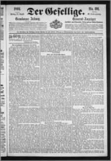 Der Gesellige : Graudenzer Zeitung 1894.08.17, Jg. 69, No. 191
