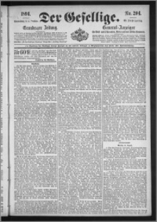 Der Gesellige : Graudenzer Zeitung 1894.09.01, Jg. 69, No. 204