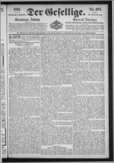 Der Gesellige : Graudenzer Zeitung 1894.09.06, Jg. 69, No. 208