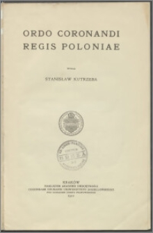 Ordo coronandi regis Poloniae