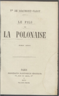 Le fils de la Polonaise : roman inédit