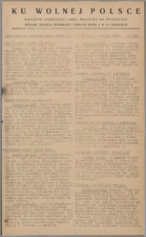 Ku Wolnej Polsce : biuletyn codzienny Armii Polskiej na Wschodzie 1943, nr 185