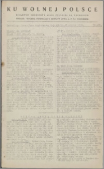 Ku Wolnej Polsce : biuletyn codzienny Armii Polskiej na Wschodzie 1943, nr 196