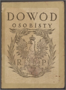 Dowód osobisty R.P.