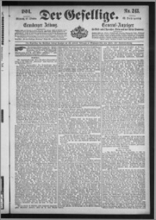 Der Gesellige : Graudenzer Zeitung 1894.10.17, Jg. 69, No. 243