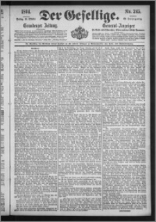 Der Gesellige : Graudenzer Zeitung 1894.10.19, Jg. 69, No. 245