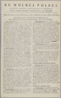 Ku Wolnej Polsce : biuletyn codzienny Armii Polskiej na Wschodzie 1943, nr 240