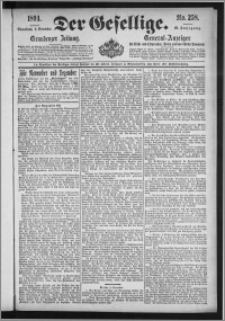 Der Gesellige : Graudenzer Zeitung 1894.11.03, Jg. 69, No. 258