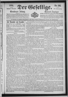 Der Gesellige : Graudenzer Zeitung 1894.11.07, Jg. 69, No. 261