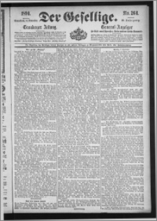 Der Gesellige : Graudenzer Zeitung 1894.11.10, Jg. 69, No. 264