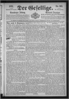 Der Gesellige : Graudenzer Zeitung 1894.12.29, Jg. 69, No. 303