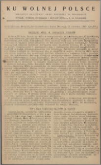 Ku Wolnej Polsce : biuletyn codzienny Armii Polskiej na Wschodzie 1943, nr 271