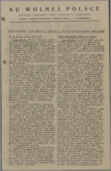 Ku Wolnej Polsce : biuletyn codzienny Armii Polskiej na Wschodzie 1943, nr 286