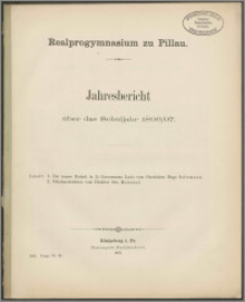 Realprogymnasium zu Pillau. Jahresbericht über das Schuljahr 1896/97