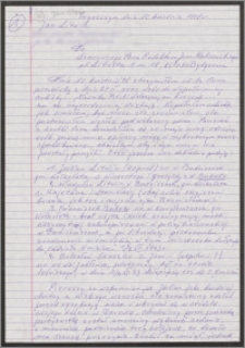 List do Pana Jana Malinowskiego z dnia 10 kwietnia 1998 r.