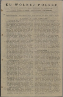 Ku Wolnej Polsce : biuletyn codzienny Armii Polskiej na Wschodzie 1943, nr 315