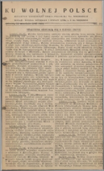 Ku Wolnej Polsce : biuletyn codzienny Armii Polskiej na Wschodzie 1943, nr 361